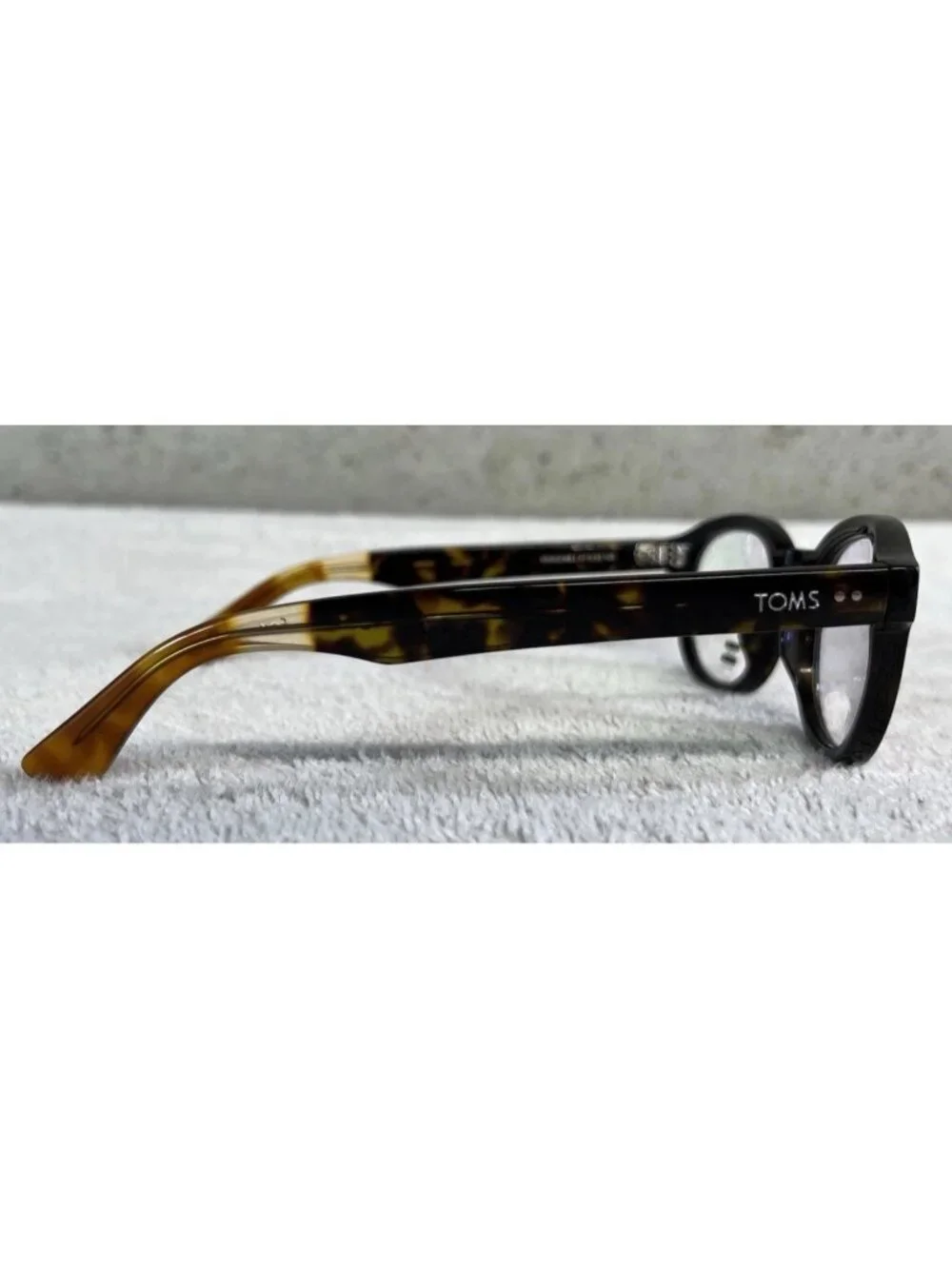 TOMS Eyewear BENFORD Dark Brown Tortoise Round Eyeglasses Frames 47-23-143